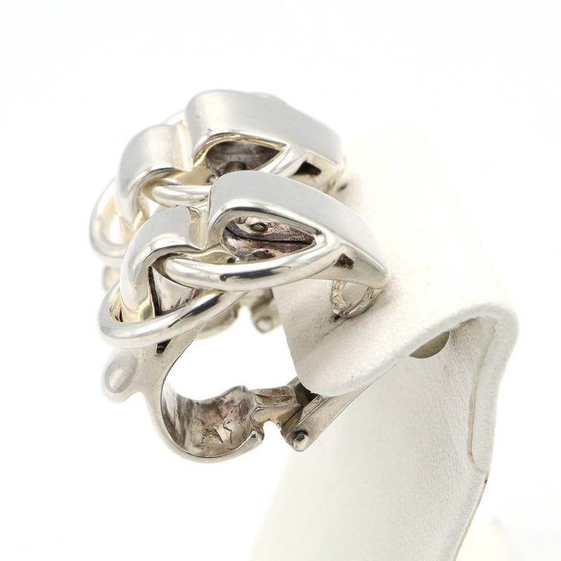 Hermes Duzano Earrings Silver 925 Hallmark Accessory 18.6 g M4407 — view 3