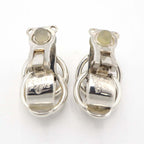 Hermes Duzano Earrings Silver 925 Hallmark Accessory 18.6 g M4407 — view 4