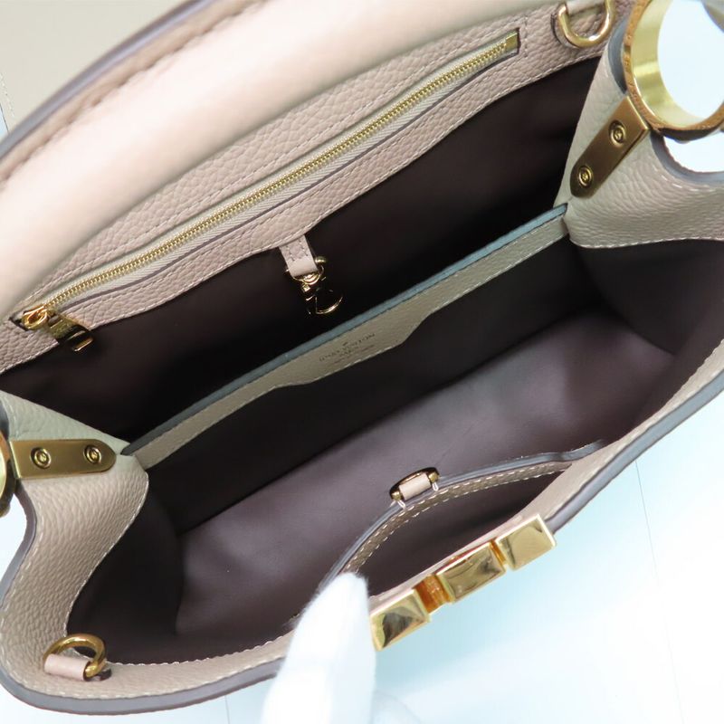 Louis Vuitton Capucines MM Galle Taurillon Gdhardware Handbag — view 6
