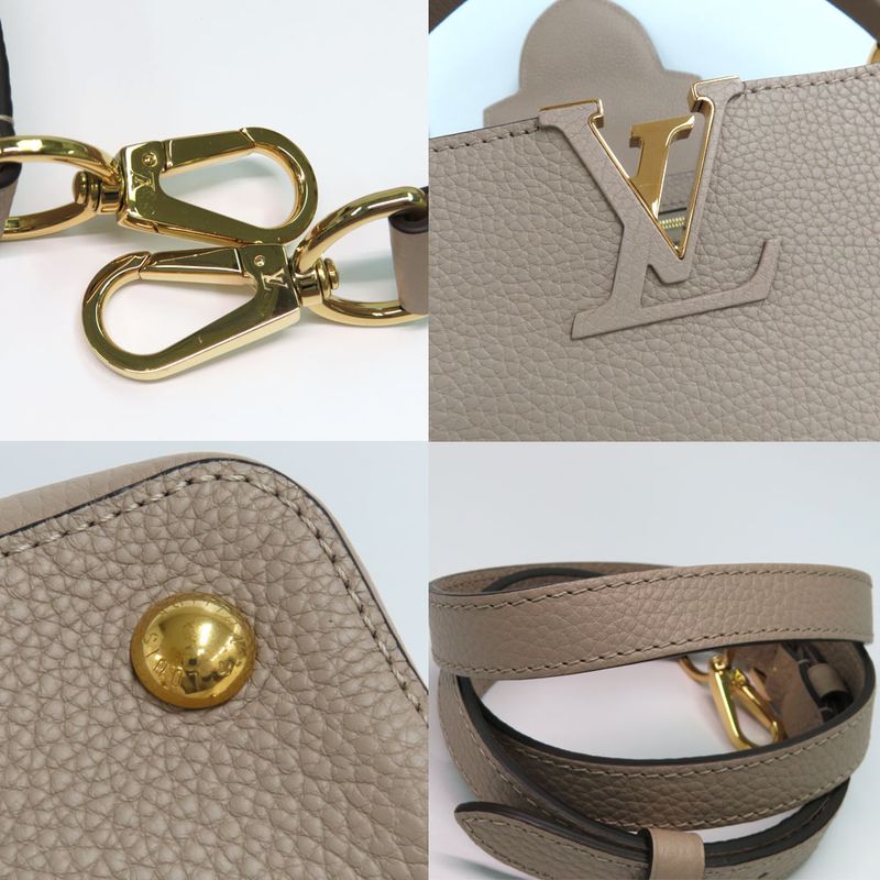 Louis Vuitton Capucines MM Galle Taurillon Gdhardware Handbag — view 9