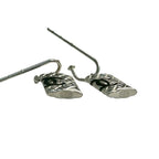 Chanel Cambon Coco Mark Metal Earrings Accessories Silver 05C — view 4