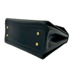 Celine Vintage Star Ball Hardware Leather 2-Way Handbag