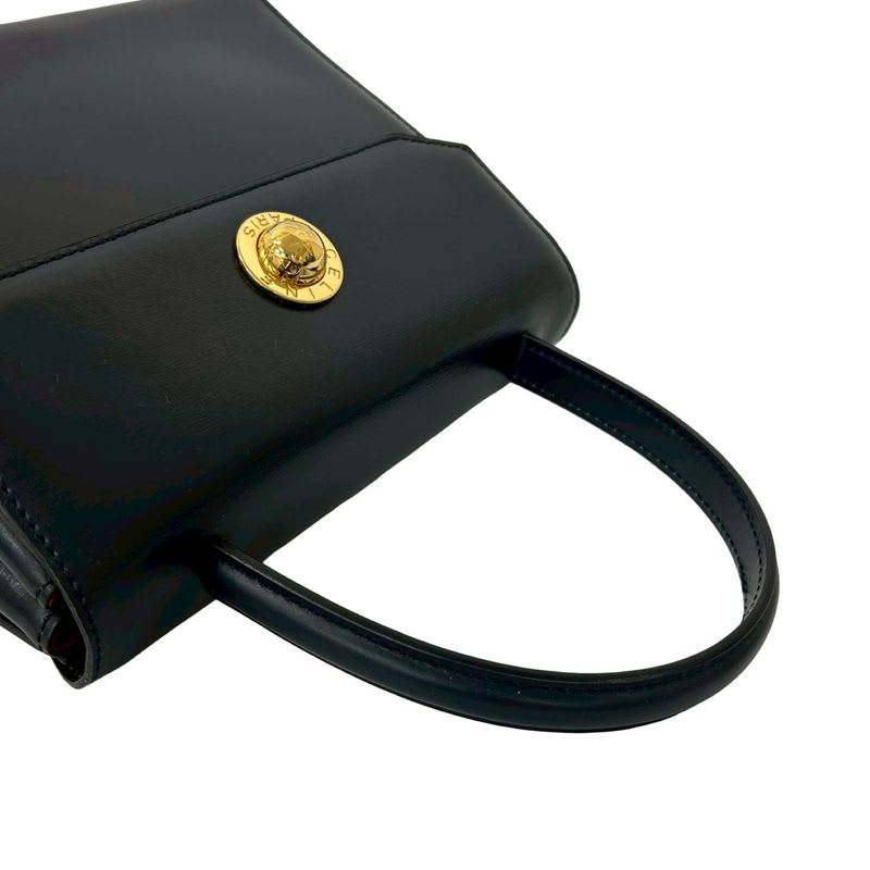 Celine Vintage Star Ball Hardware Leather 2-Way Handbag