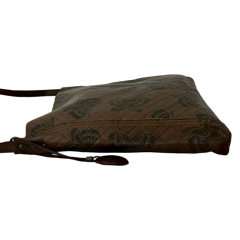 Bottega Veneta Intreccio Mirage Butterfly Pattern Leather Shoulder Bag Sacoche — view 6