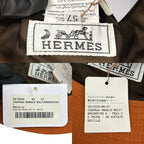 Hermes Bucket Hat Embroidered Polyester Nylon Acetate Accessory Orange 29788 — view 2