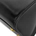 Saint Laurent Baby Monogram Cabas 2-Way Shoulder Bag Handbag Leather Black — view 3