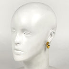 Gucci Interlocking G Earrings Logo GP Gold — view 6