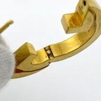 Gucci Interlocking G Earrings Logo GP Gold — view 5