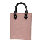Louis Vuitton Petite Sac Plat 2-Way Shoulder Bag Bicolor Handbag Epi Rose — view 3