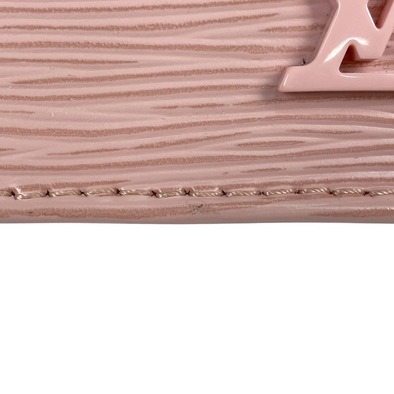 Louis Vuitton Petite Sac Plat 2-Way Shoulder Bag Bicolor Handbag Epi Rose — view 8