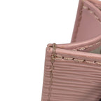 Louis Vuitton Petite Sac Plat 2-Way Shoulder Bag Bicolor Handbag Epi Rose — view 9