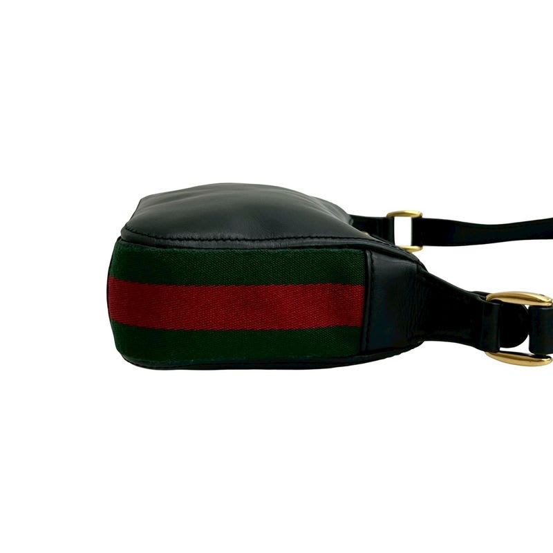 Gucci Vintage Sherry Line Leather Shoulder Bag — view 7