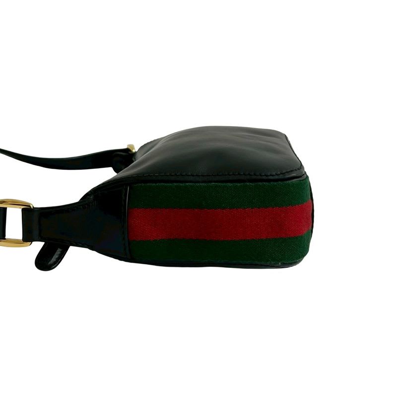 Gucci Vintage Sherry Line Leather Shoulder Bag — view 6