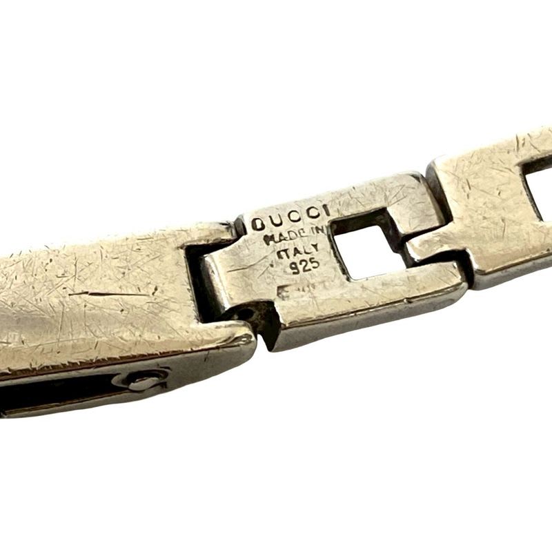 Gucci Square G Bracelet Silver 925 Bangle Accessory 19488 — view 3