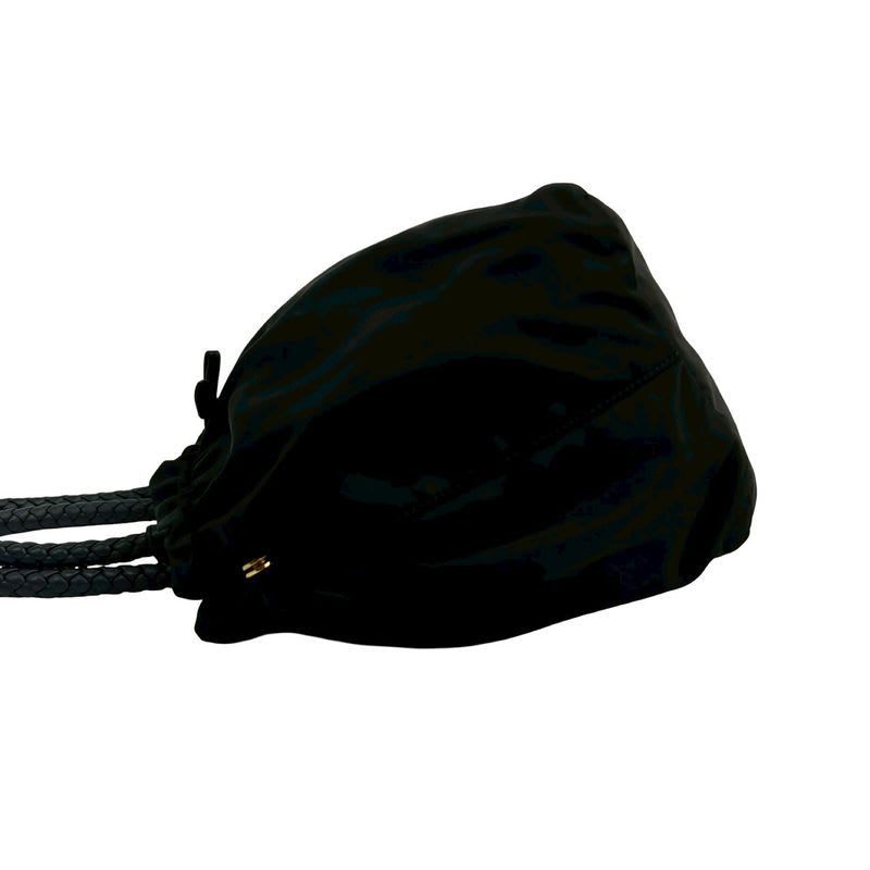 Prada Logo Hardware Ribbon Tessuto Nylon Leather 2-Way