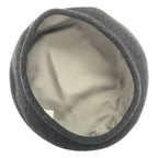 Hermes Wool Cashmere Beret Gray 58 — view 4