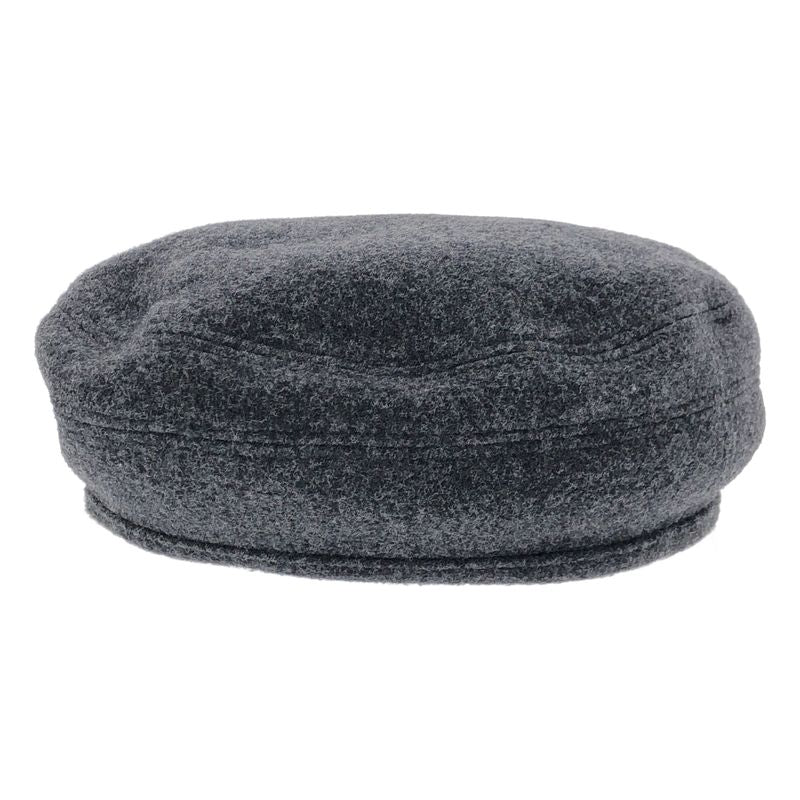 Hermes Wool Cashmere Beret Gray 58 — view 2