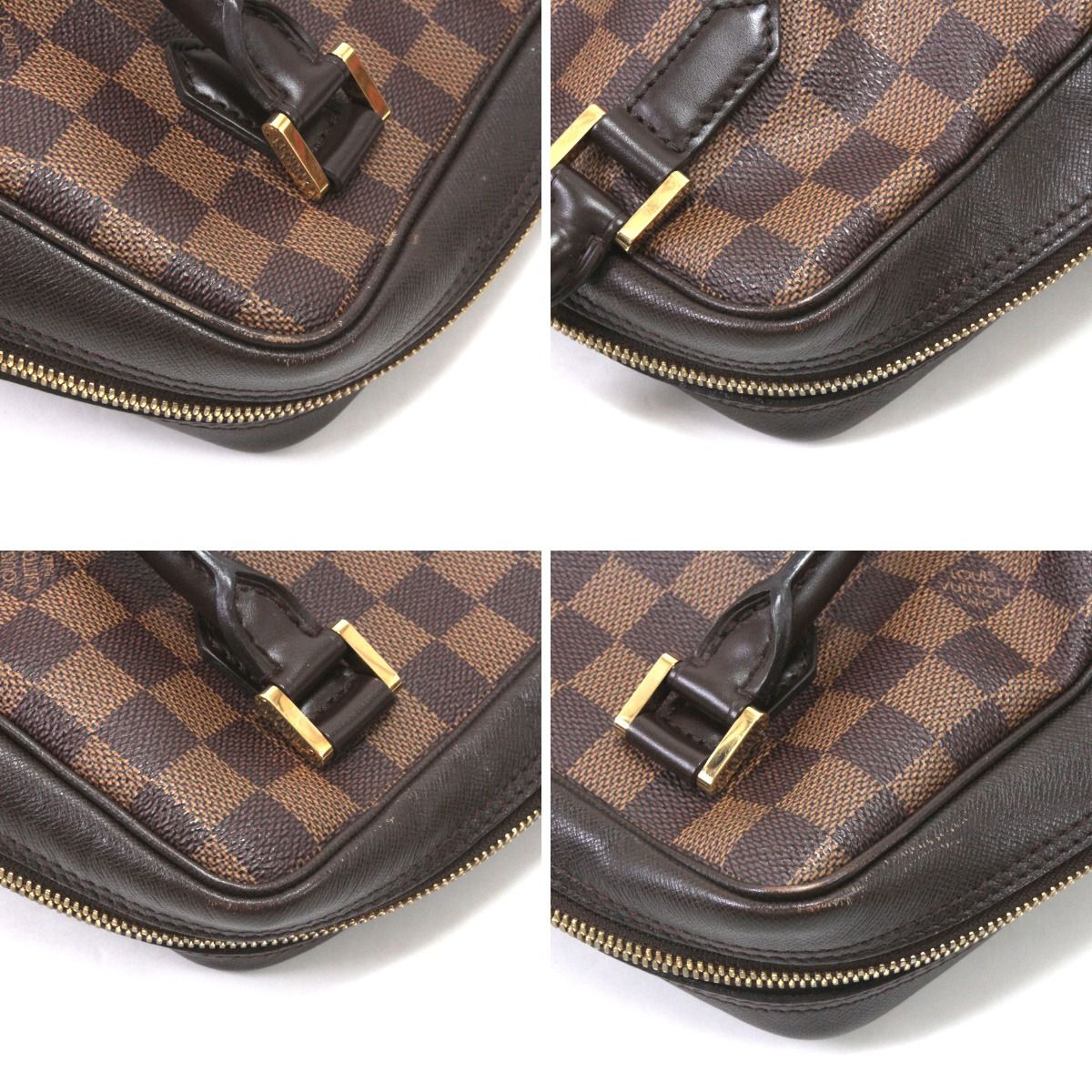 Louis Vuitton Damier Brera Handbag Brown — view 7