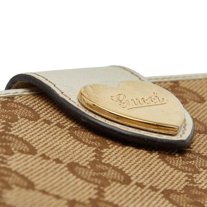 Gucci GG Canvas W Hook White Beige Leather — view 6