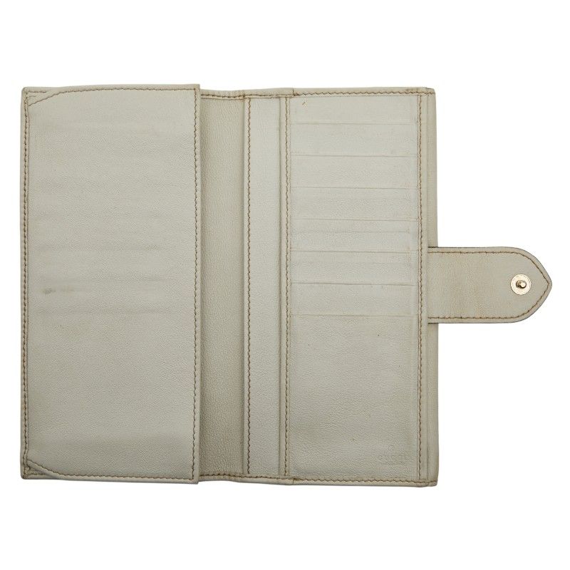 Gucci GG Canvas W Hook White Beige Leather — view 7