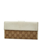 Gucci GG Canvas W Hook White Beige Leather — view 2