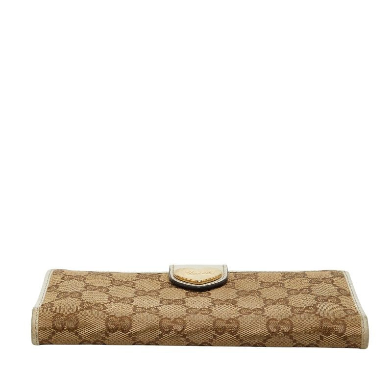 Gucci GG Canvas W Hook White Beige Leather — view 3