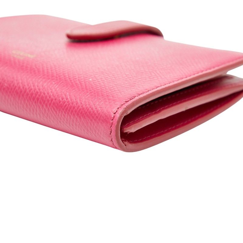 Celine Strap Wallet Pink Leather — view 4