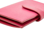 Celine Strap Wallet Pink Leather — view 7