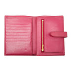 Celine Strap Wallet Pink Leather — view 9