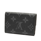 Louis Vuitton Monogram Eclipse Discovery Trifold Compact Wallet Black — view 2