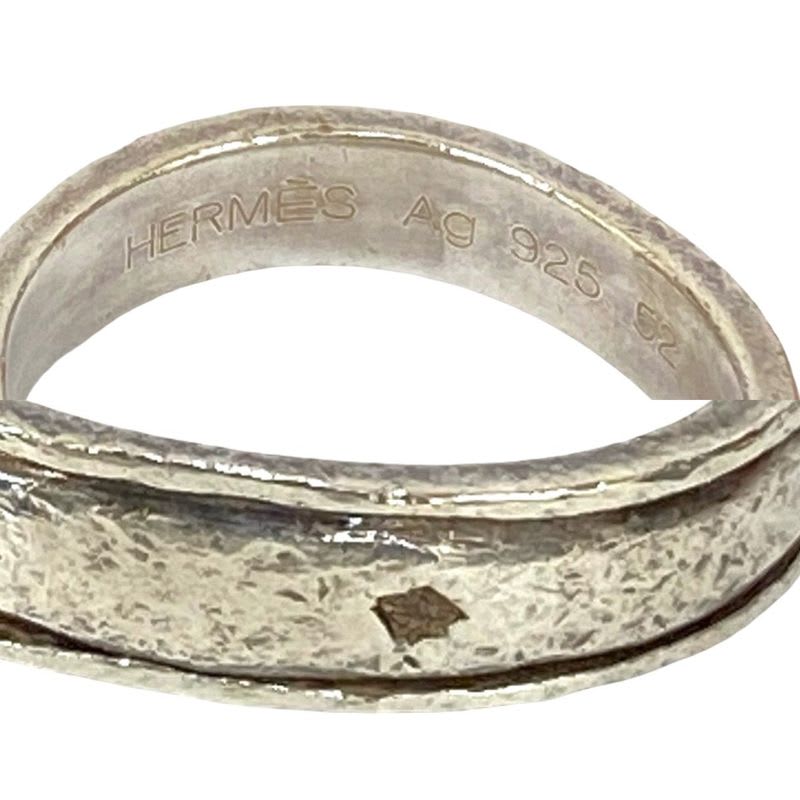Hermes Suntulle Belt Motif Silver 925 Ring No 10 Accessory 90503 — view 3