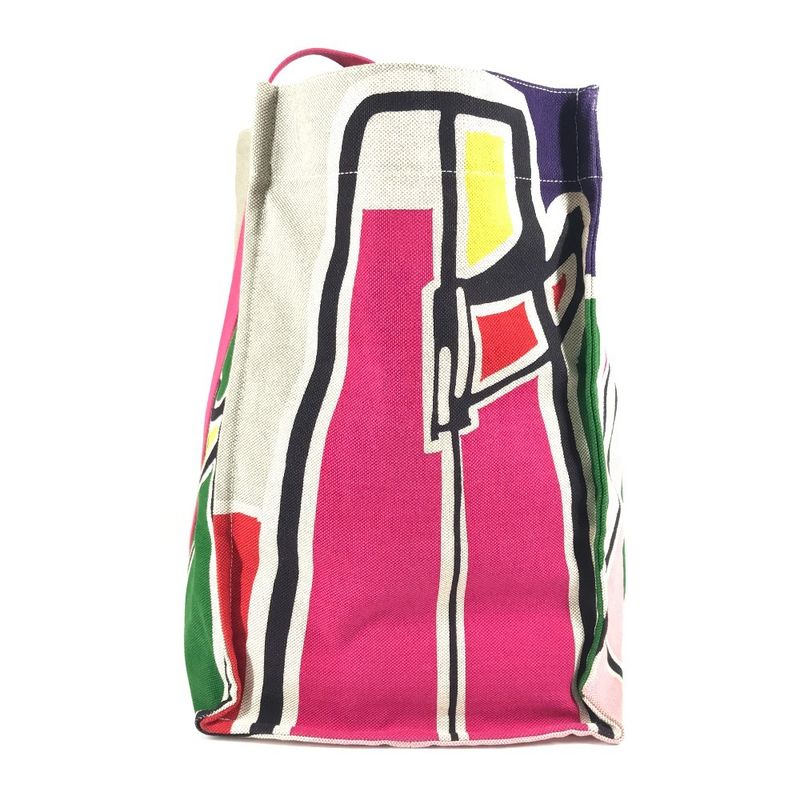 Hermes Shoulder Bag Sebas de Plage Logo Cotton Multicolor — view 3