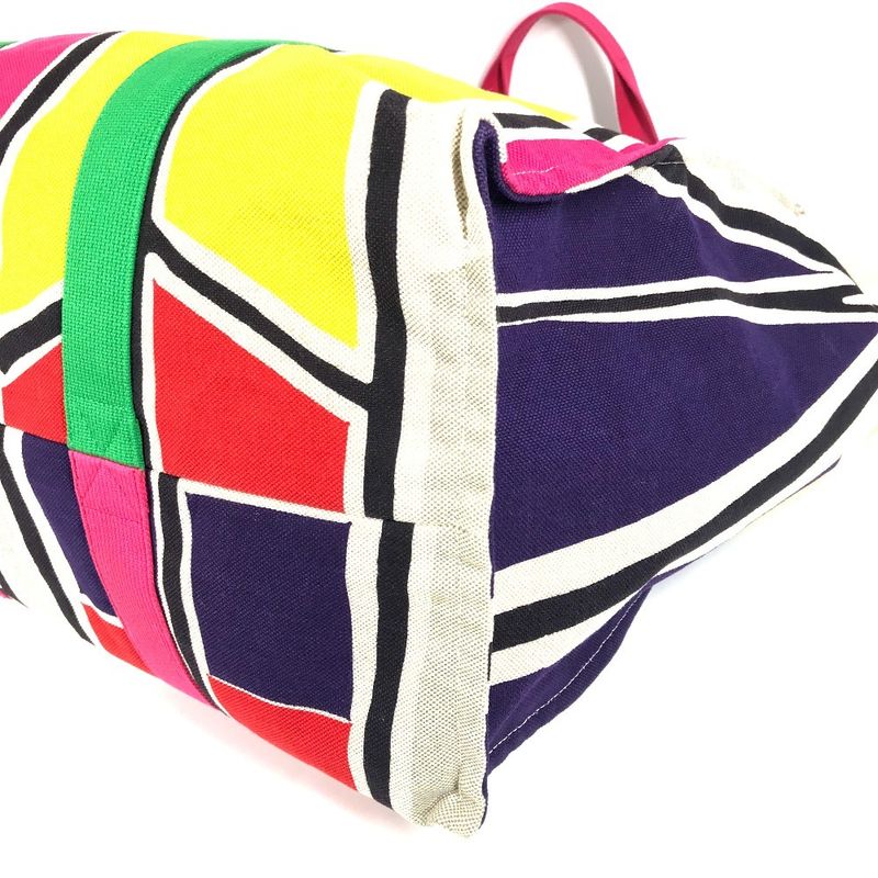 Hermes Shoulder Bag Sebas de Plage Logo Cotton Multicolor — view 6
