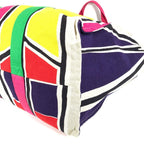 Hermes Shoulder Bag Sebas de Plage Logo Cotton Multicolor — view 6
