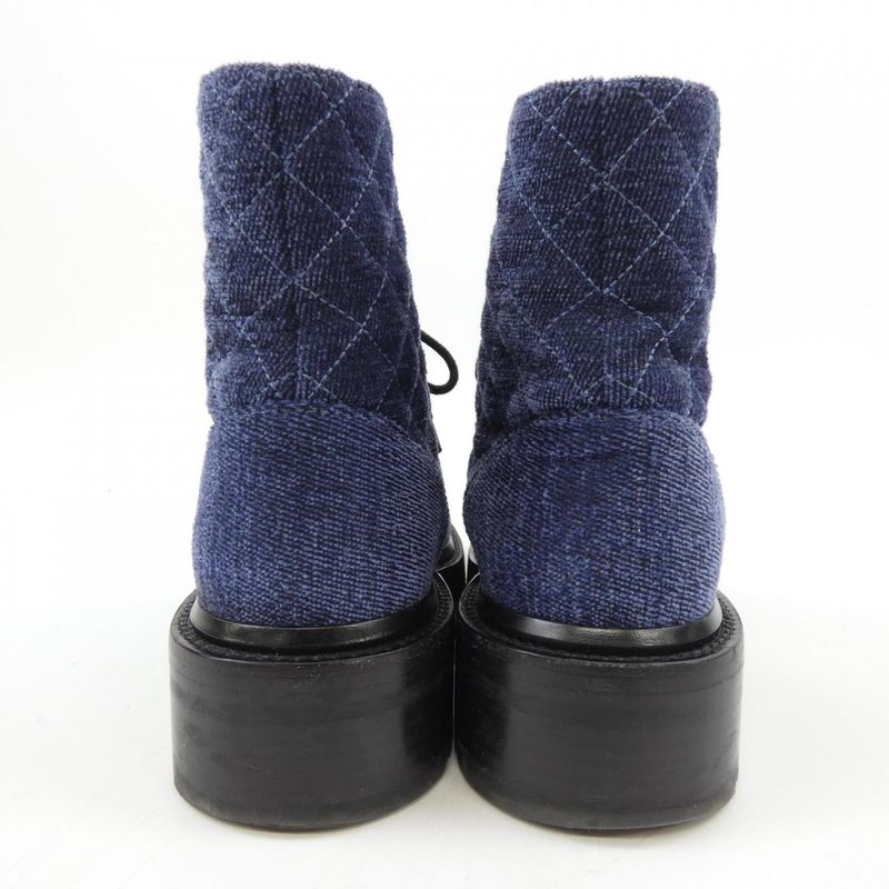 Chanel Lace-Up Boots — view 5