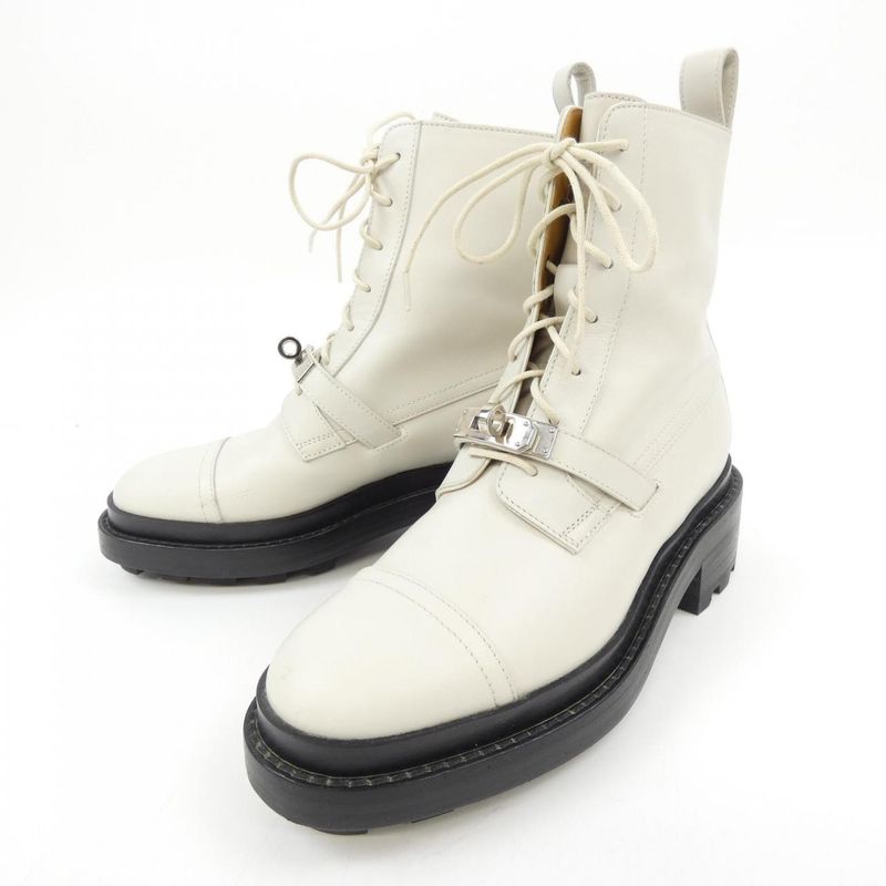 Hermes Funk Funm Kelly Buckle Z Boots — view 3