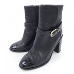 Chanel Size 35 Patent Black Boots — view 3
