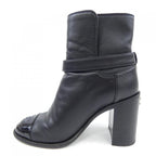 Chanel Size 35 Patent Black Boots — view 2