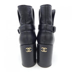 Chanel Size 35 Patent Black Boots — view 5