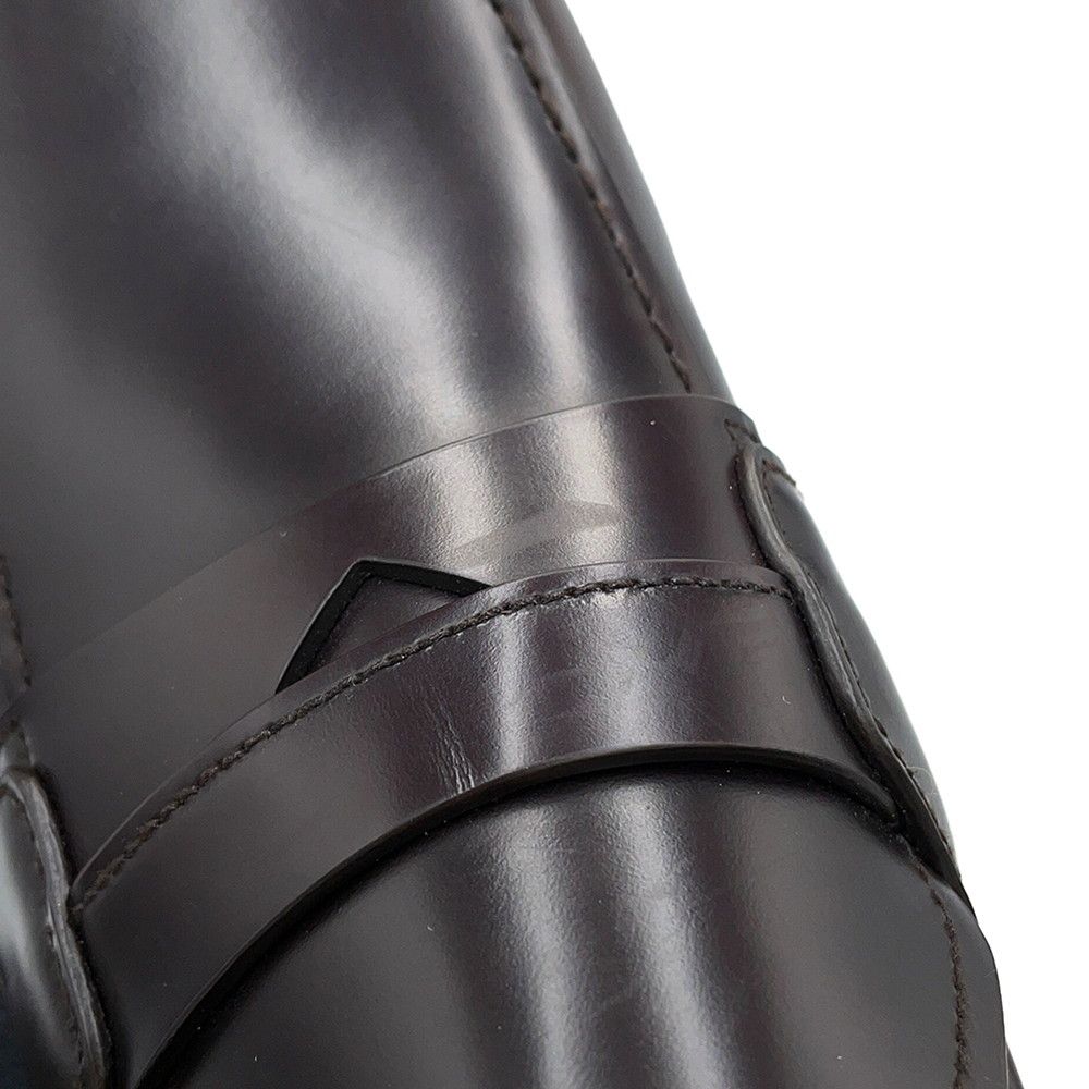Prada Loafers Brushed Leather Square Toe 5 — view 5