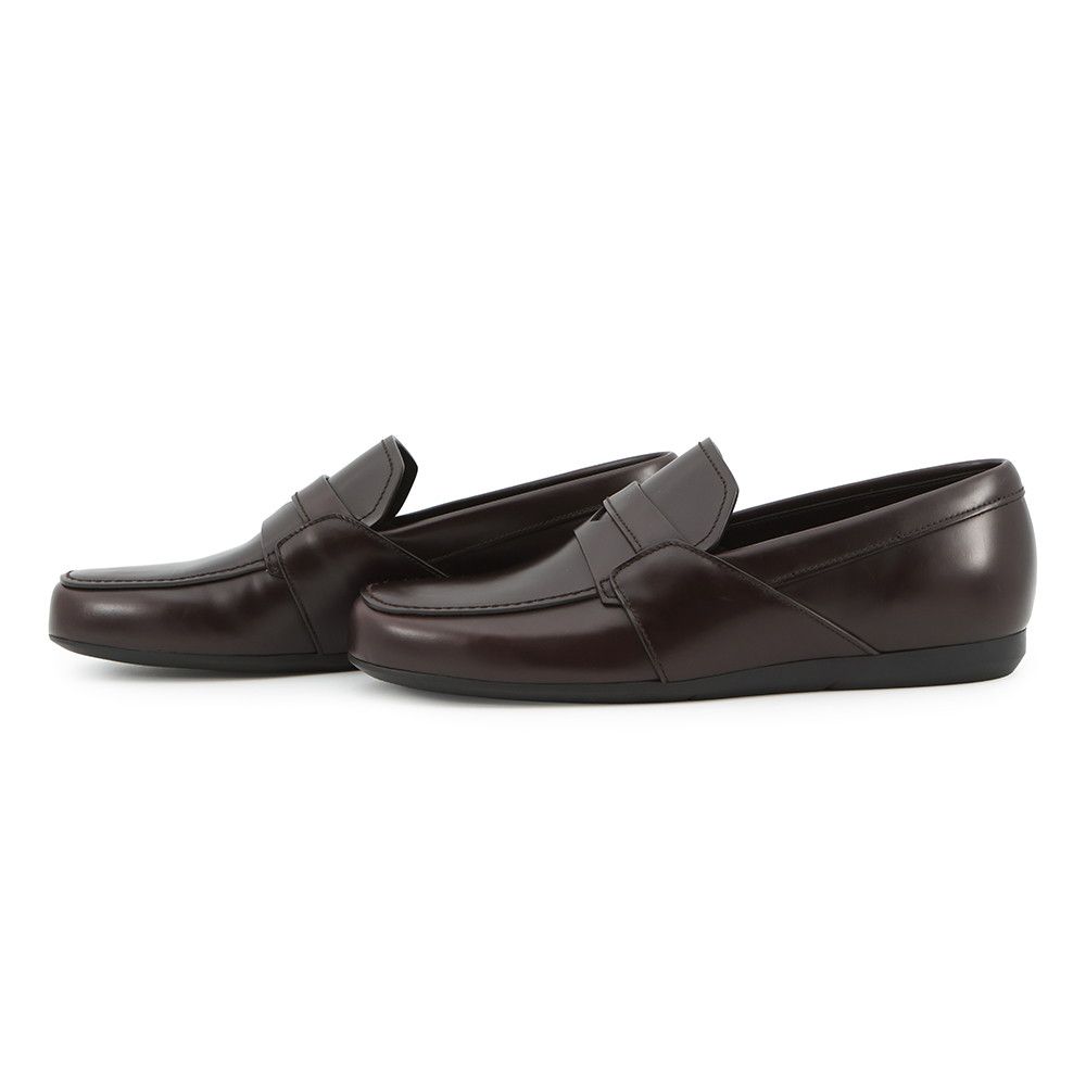 Prada Loafers Brushed Leather Square Toe 5 — view 2