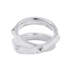 Hermes Ring Cl De-h Double Round Silver 53 — view 4