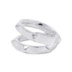 Hermes Ring Cl De-h Double Round Silver 53 — view 2