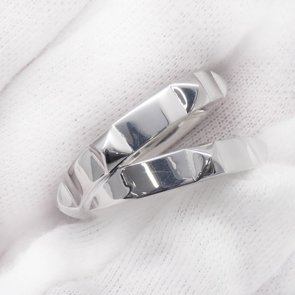 Hermes Ring Cl De-h Double Round Silver 53 — view 6