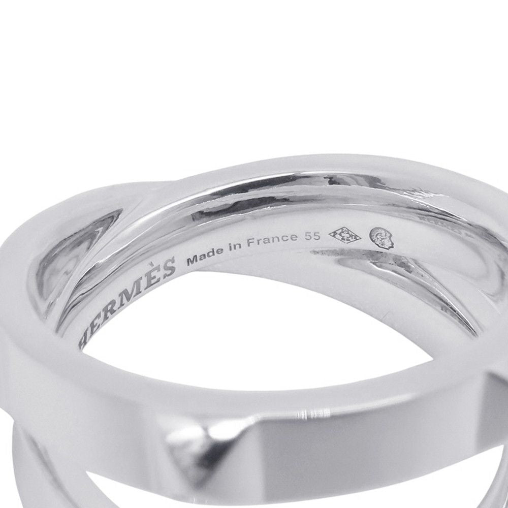 Hermes Ring Cl De-h Silver 55 — view 9