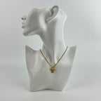 Dior Necklace Pendant Logo Gold Vintage — view 2