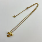 Dior Necklace Pendant Logo Gold Vintage — view 4