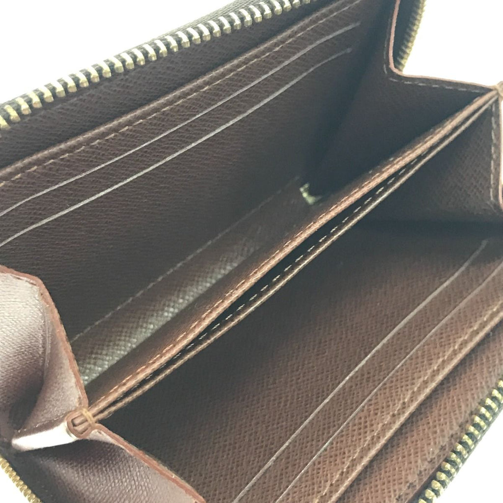 Louis Vuitton Coin Case Monogram Zippy Purse Brown — view 5