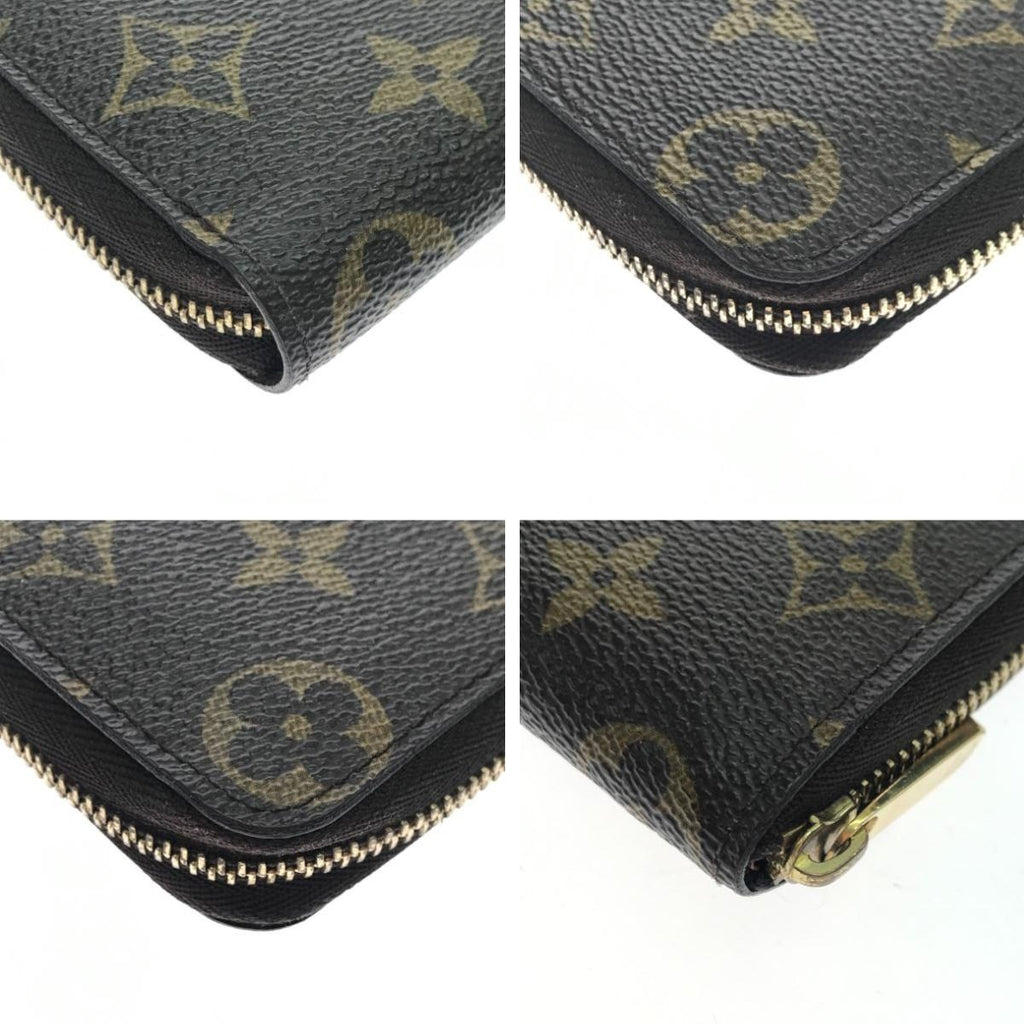 Louis Vuitton Coin Case Monogram Zippy Purse Brown — view 4