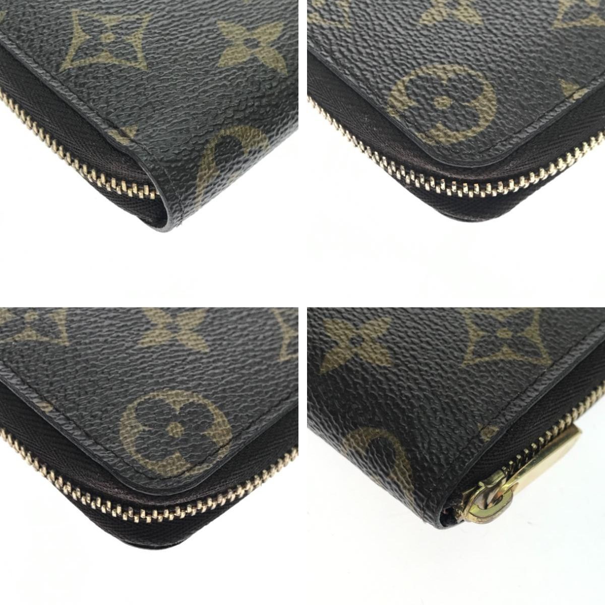 Louis Vuitton Coin Case Monogram Zippy Purse Brown — view 4